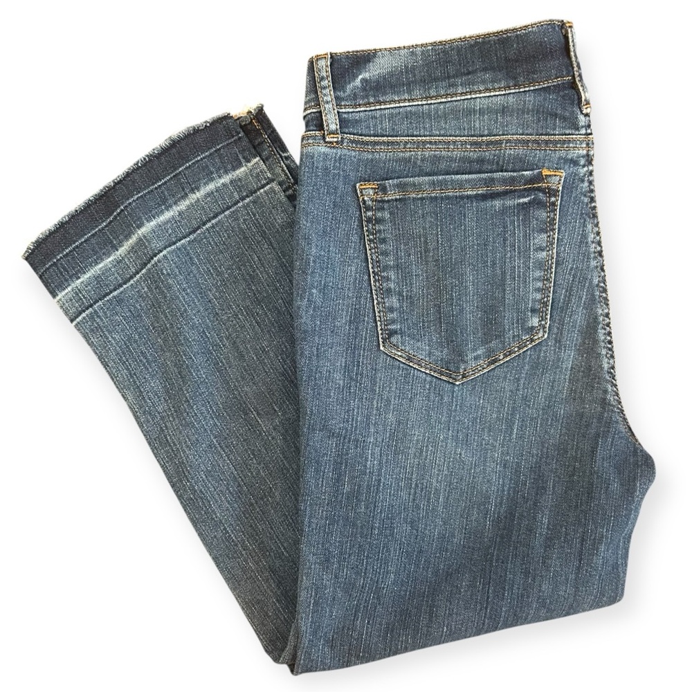 Loft Straight Leg Cropped Jeans EUC - Picture 3 of 9